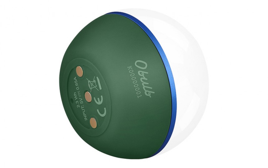 Кемпинговый фонарь Olight Obulb Green, 55лм, 10м, USB зарядка, встроенный аккумулятор